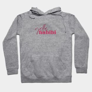 yalla habibi - two fonts Hoodie